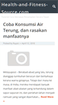 Mobile Screenshot of health-and-fitness-source.com