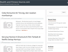 Tablet Screenshot of health-and-fitness-source.com